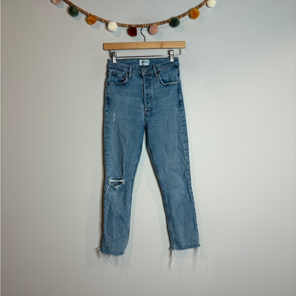 Agolde Nico High Rise Slim Cut jeans